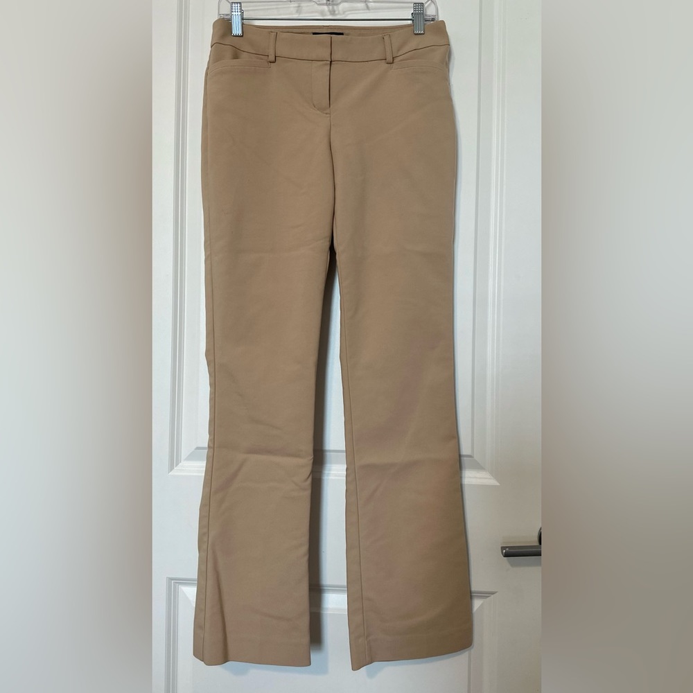 Express Columnist Barely Boot Tan Beige Pants Siz… - image 2